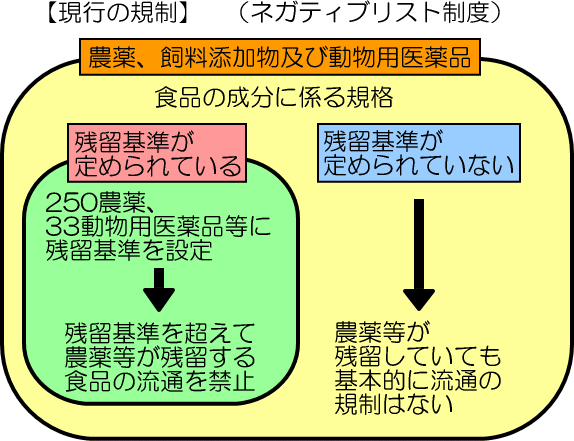 【現行の規制】　ネガティブリスト制